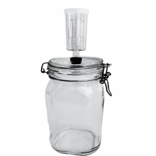 Fermentatiepot met waterslot 1500 ml