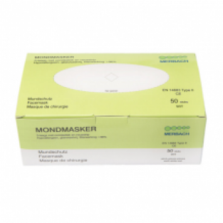 Mondmasker 3 laags met oorelastiek en neusstrip 50 stuks